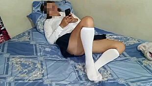 Alumna fucks stepfather, then records student after class in real homemade Mexican amateur sex
