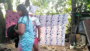 I Gave Wife's Best Friend Intense Ass And Pussy Licking Outdoors