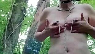 Watch The Female Slave Acting As Ponygirl In The Forest