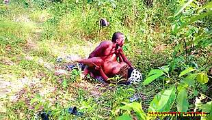 Bbw And Bbc College Mate Fuck Hard In The Bush While Trying To Study Plants And Animals