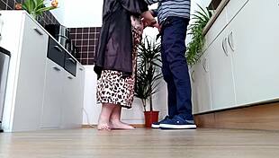 roleplaying with big ass mother-in-law in homemade video