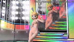 Kagamine Rin Voc Loid In Love Project Diva Nude Mod Full Nude