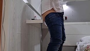 open your mouth and drink my huge cock cum