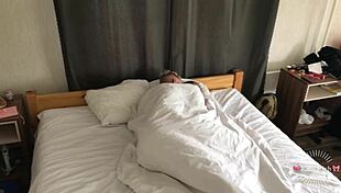 Skinny petite brunette gets fucked in front of neighbors