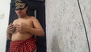 Exotic Dancer Warms Pussy with Fingering and Toys