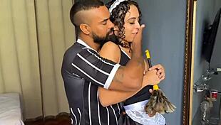 boss couldn't resist fucking the hot maid for a raise