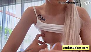 Petite Asian Teen Slut Sucks Huge Fat Dick, Her Hairy Pussy Gets Banged Hard By Scott Nails