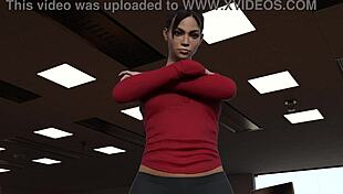 ashley and sheva have fun with office antics at work