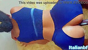 Italian Boyfriend's Monster Black Cock Destroys Big Ass Latina Pussy