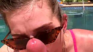 Katarina Kitty Teases Deep in Pool