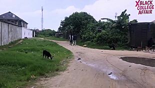 Ghana Street Boy Convinces A School Girl To Choose Black Cock Over Class Work Enjoy In 4k