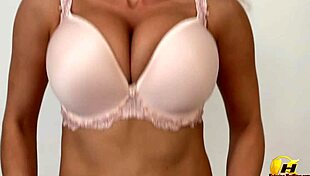 i'm jumping and bouncing my huge natural tits in slow motion for you