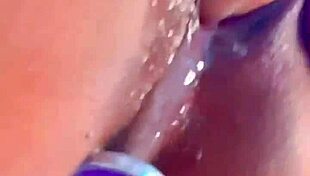 why is this horny college girl masturbating until she cums?