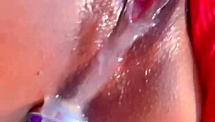 why is this horny college girl masturbating until she cums?