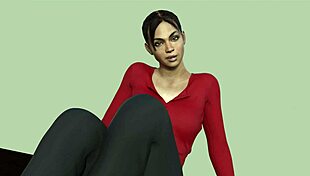 ashley and sheva have fun with office antics at work