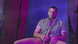 sexy purple stripes with white and black accents in sensual style n1