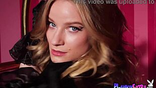 as a skinny naked teen, blondie roxy shaw checks in and poses for playboy