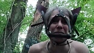 Watch The Female Slave Acting As Ponygirl In The Forest