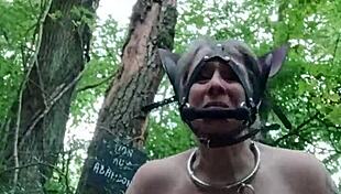 Watch The Female Slave Acting As Ponygirl In The Forest