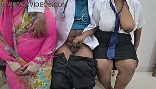 Indian School Student Got Hardly Fucked By A Doctor Infront Of Mother