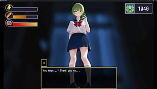 Femuzero Green-Haired Girl Facesits with Domination!