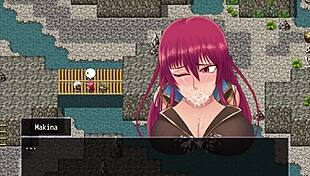 Fallen Makina gets tied up and convinces bandit Bardo with her body.