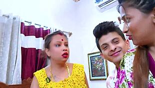 two desi bhabhi grand masti with young 18+ 18 devar - indian sex