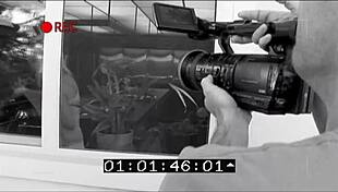 Fingering shaved pussy of blonde slut girl