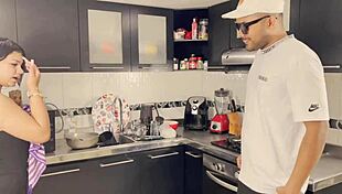 Boss Paid For Kitchen Fuck