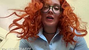 cfnm femdom step-sister gives medical exam and gloved handjob full video on veggiebabyy manyvids