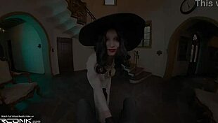 Busty Brunette Lady Dimitrescu Fucks And Masturbates In Resident Evil Village Cosplay Parody Pt 3!