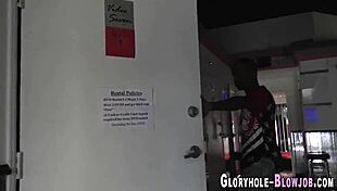 Busty gloryhole milf moans in pleasure during anal fucking 😈