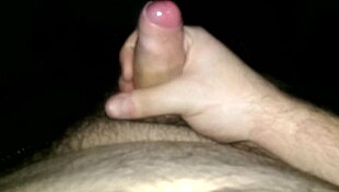 uncut cock masturbation session, cum soon? 💦