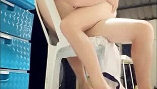 i sent my employee home fucked after laundry because i wanted her for days