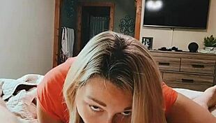 Famous hotwife rides her husband on homemade sextape