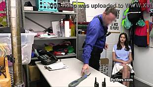 Officer fucks perky suspects pretty mouth