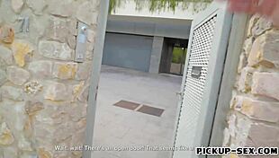 silvia dellai gets pounded for cash in public