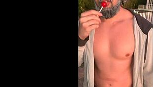 Is grandpa's big cock not rising anymore? He chokes, bends over, deepthroats, cums in mouth 😈