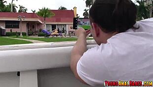 Sun Bathing Babe Kimber Woods Ass Fucked By Voyeur