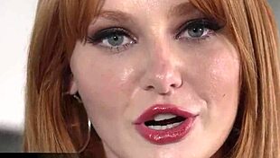 girls rimming flirty redhead charms handyman