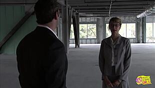 Testing virtual reality means watching busty lesbian blonde and brunette use sex toys!