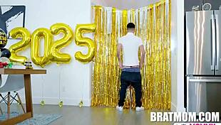 stepmom's new year's glory hole contrasts cory chase and diego perez