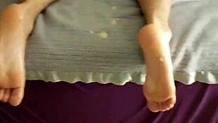 Cumshot Week- Day 4 Not Quite a Cumshot but the Aftermath of One on the Feet of Dirtysocks