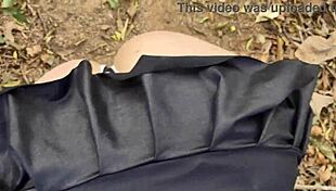 Hot married milf with big ass fucks stranger bareback in park