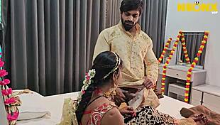 Newly Married Bride Bhabhi Hardcore Sex With Husband. Dirty Talk And Face Fucking Included.