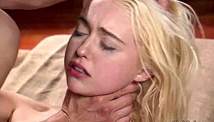 helpless saloon maid endures rough anal bondage