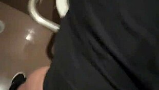 did the hot slut give her ass to the well-endowed guy in the shopping bathroom?