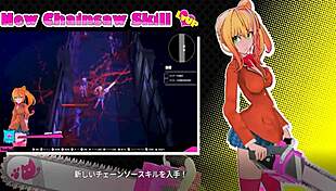 Mikoto Shinomiya plays the trial version of gal and chainsaw