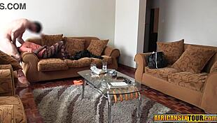 Perfect ass black teen Shade rides her friend Antonio Benderass's big cock