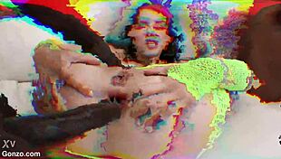 Eden Ivy Stretches Holes in DP Fuck Fest